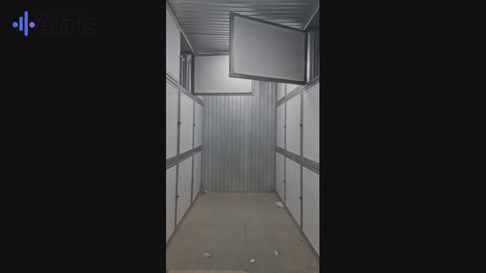 Filming personal 1m² storage unit with lock and CCTV 